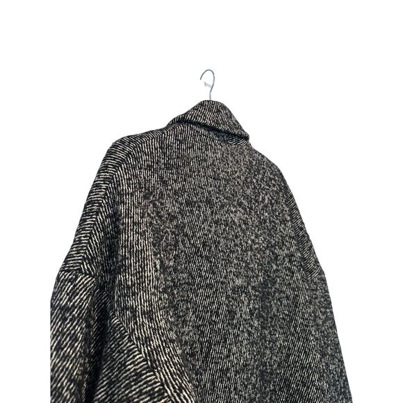 ba&sh Black Santa Twill Wool Blend Lady Coat Size Small - Picture 9 of 14